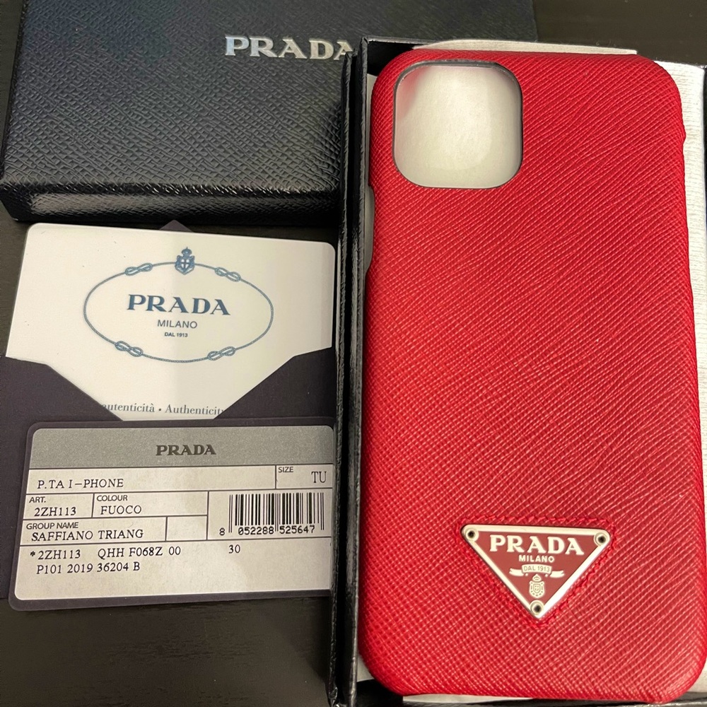 Iphone 11 Pro Prada Saffiano Leather cover